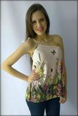 Blusinha Malha Borboleta