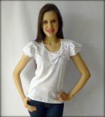 Blusinha com Laço Branca