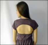 Vestido Roxo Florzinhas