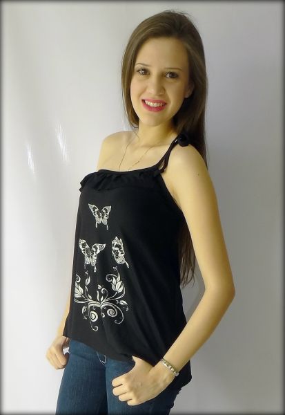 Blusinha Estampa Borboleta